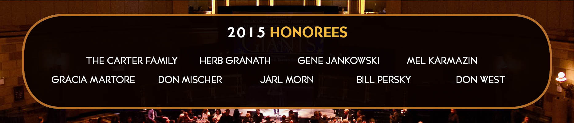 2015 Honorees
