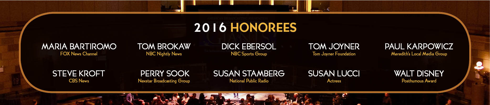 2016 Honorees