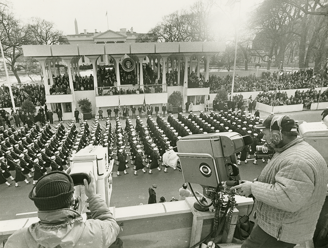 CBS Camera Man Broadcasting at 1965 Inagural Parade