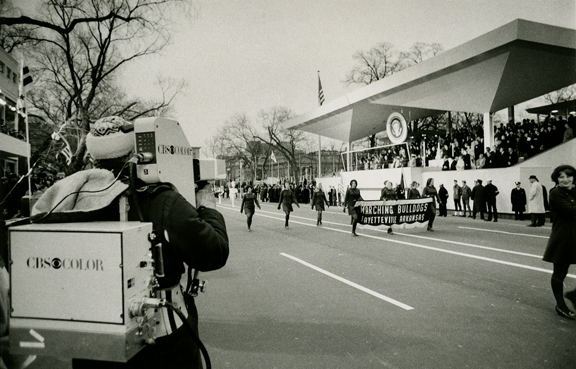 CBS Camera Man Broadcasting at 1969 Inagural Parade
