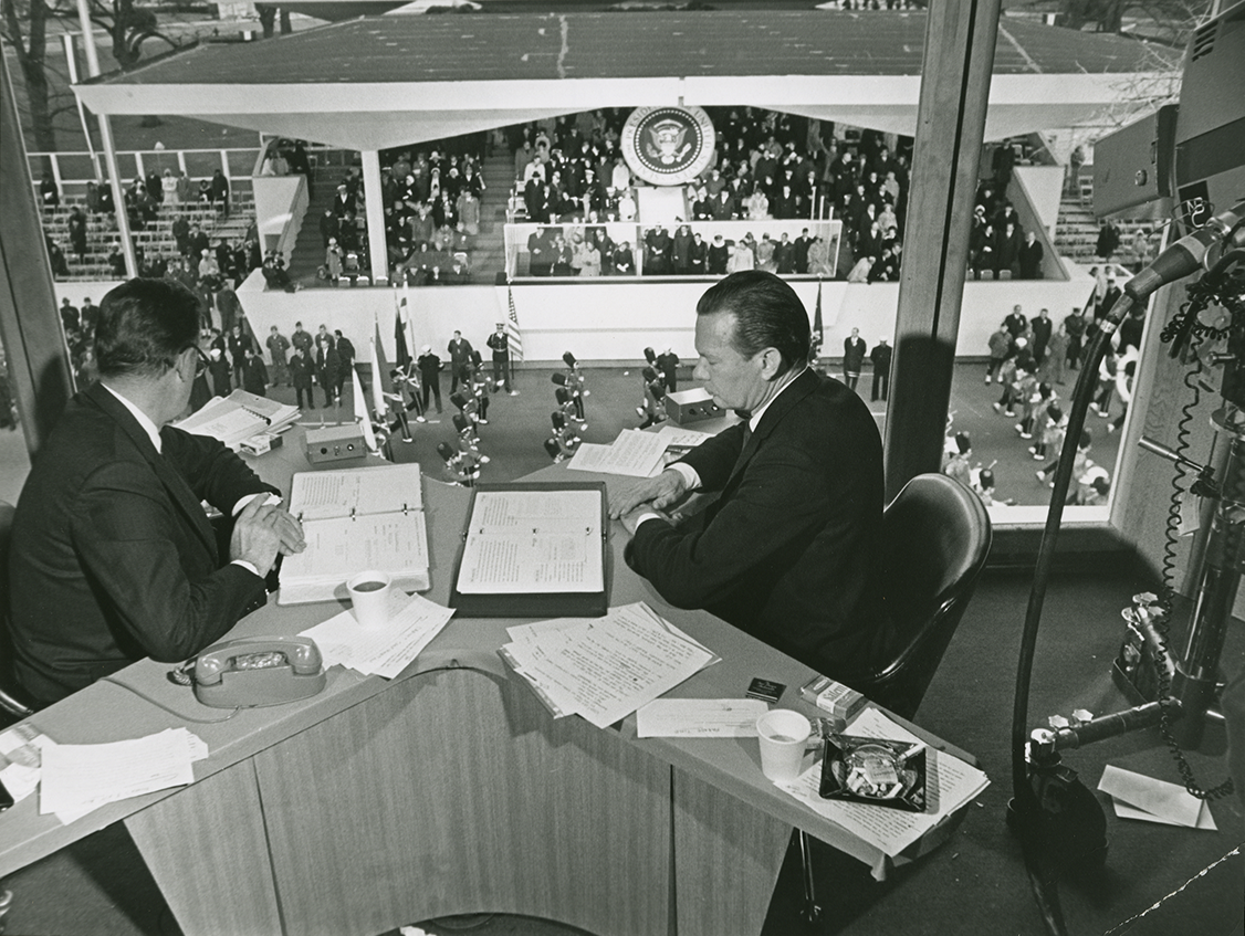 Huntley and Brinkley at 1969 Inauguration
