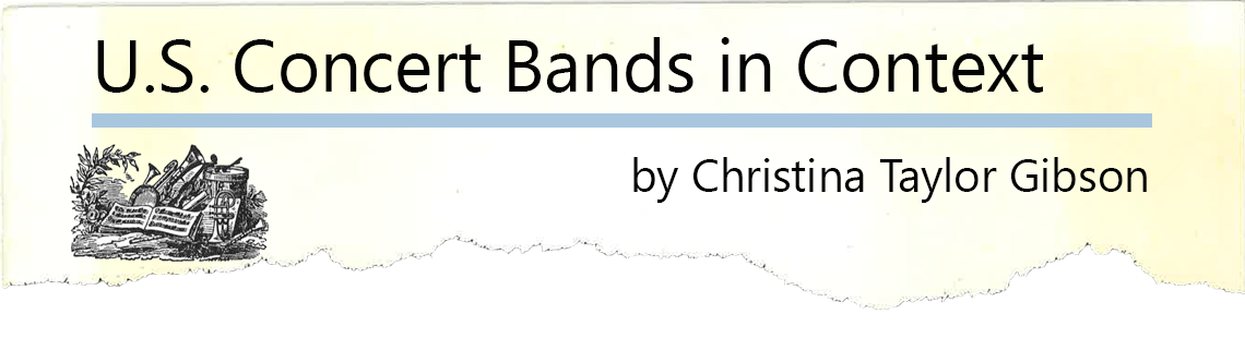 Concert Bands in Context by Christina Taylo Gibson