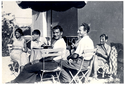 group seated at table
