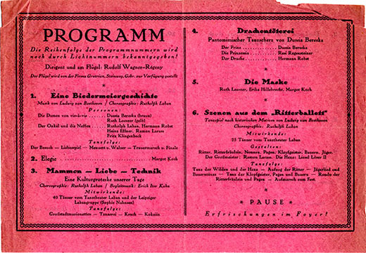 Laban programme front