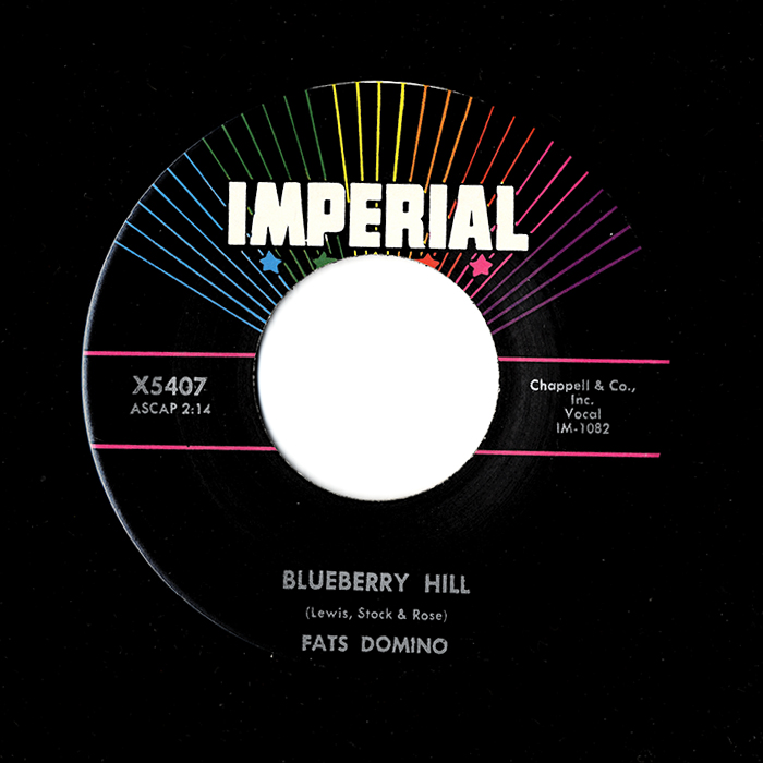 Blueberry Hill 45 RPM Single