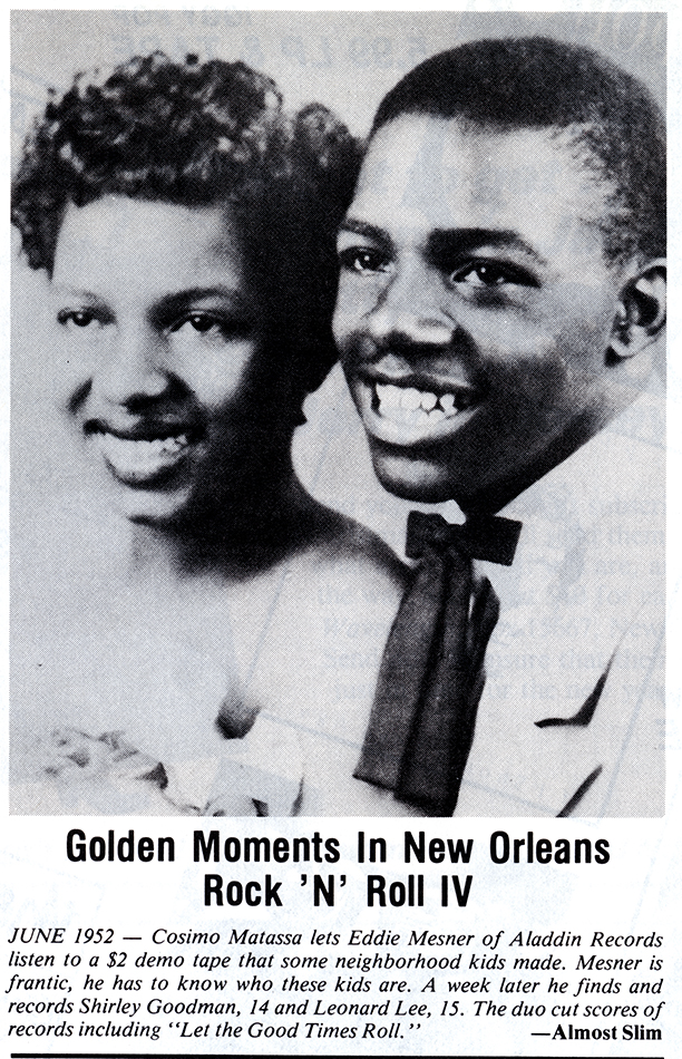 Shirley and Lee | Fats Domino