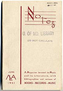 Notes Cover June 1951