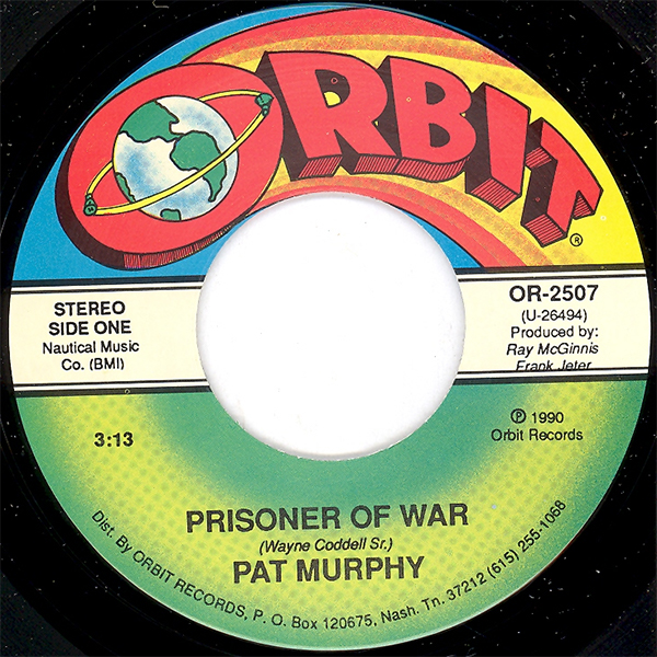 Label of single 'Prisoner of War' by Pat Murphy