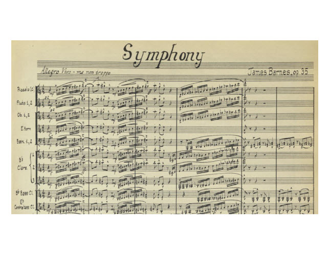 James Barnes, Symphony op. 35