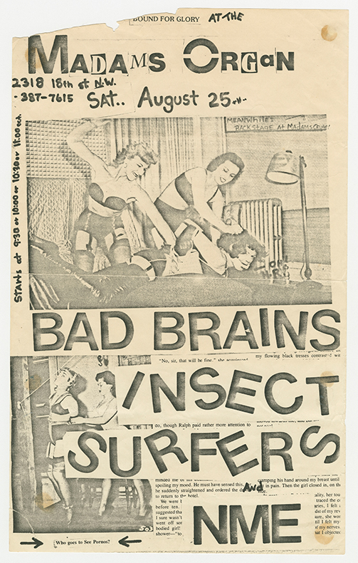 Bad Brains flier