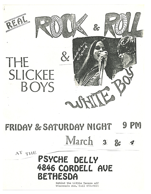 Slickee Boys Flier