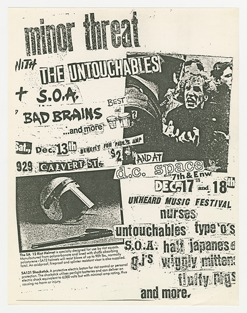 Bad Brains 3 show flier