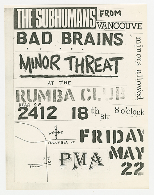 The Subhumans flier