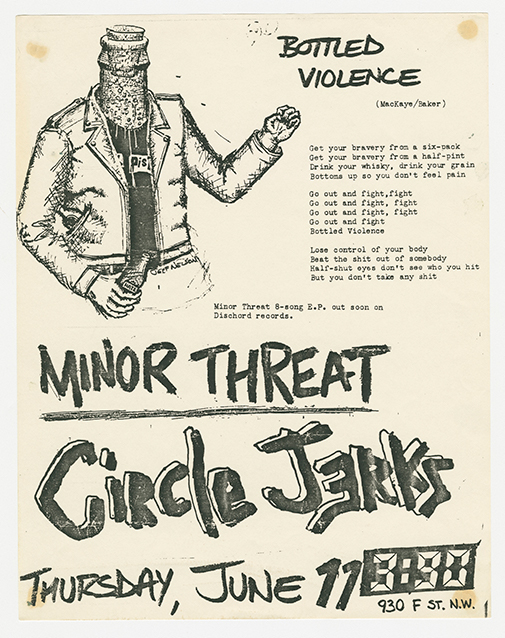 Minor Threat Flier