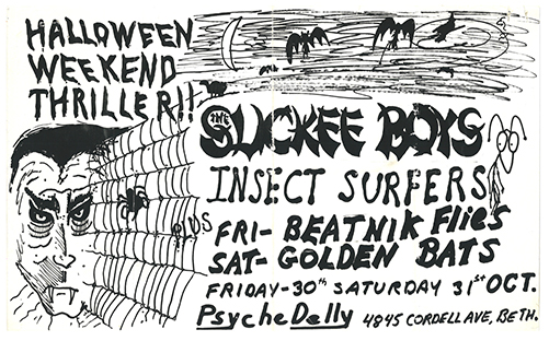 The Slickee Boys flier