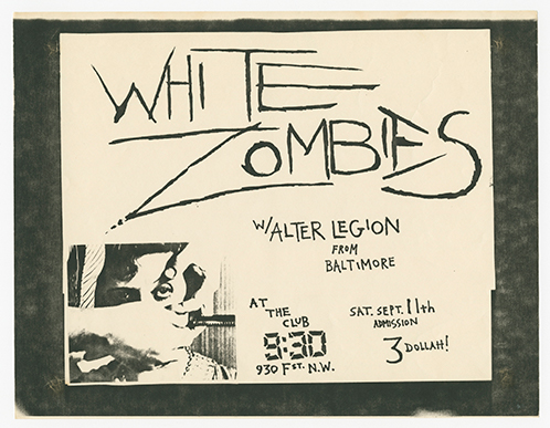 White Zombies Flier