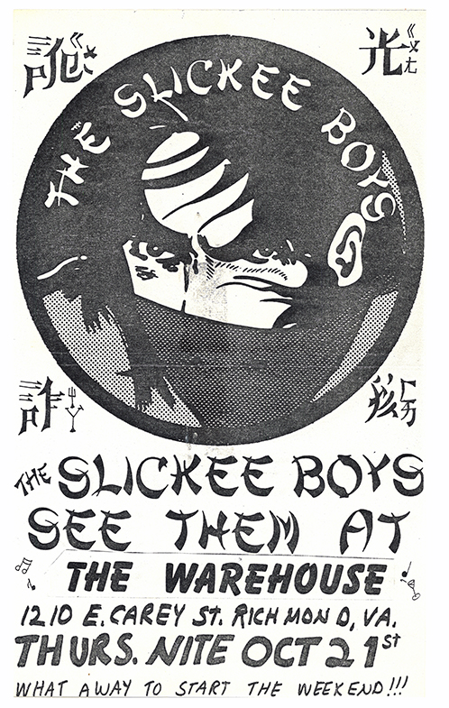 Slickee Boys flier