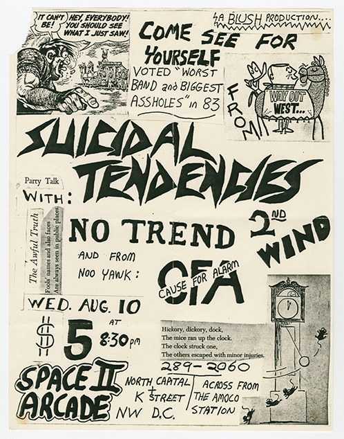 Suicidal Tendencies flier