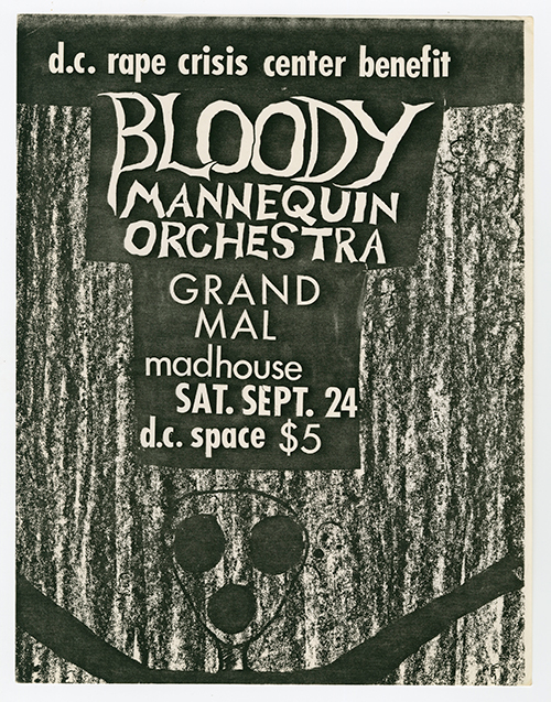 Bloody Mannequin Orchestra flier
