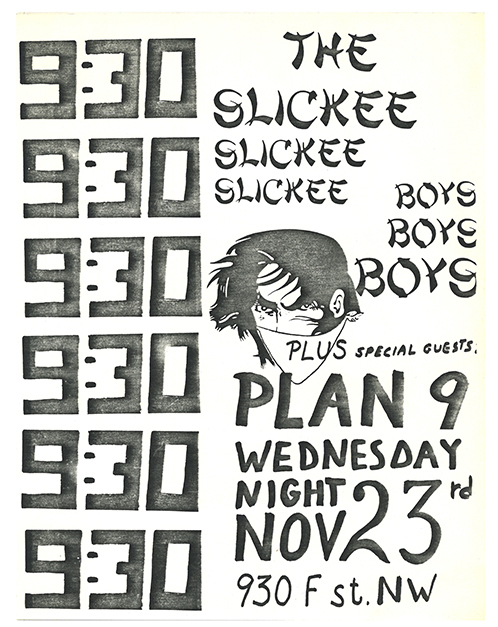 Slickee Boys Flier