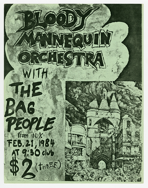 Bloody Mannequin Orchestra Flier