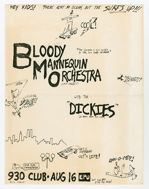 Bloody Mannequin Orchestra Flier
