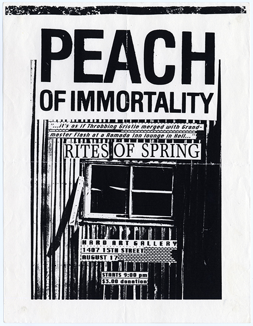 Peach Of Immortality Flier