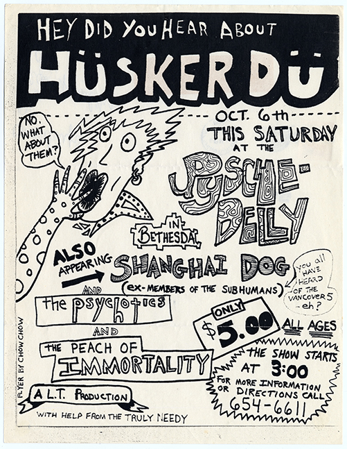 Hüsker Dü Flier