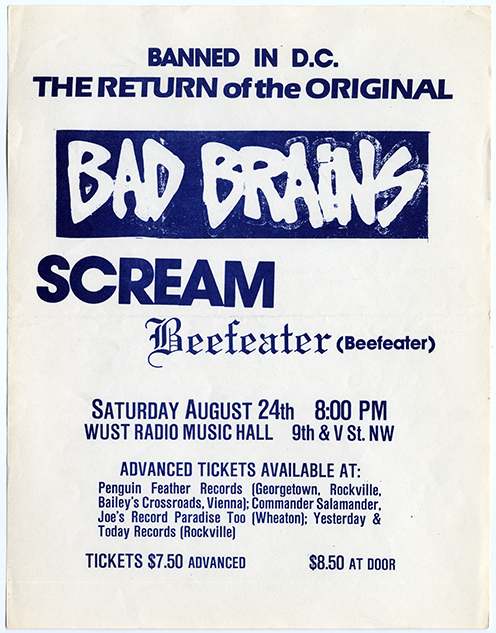 Bad Brains Flier