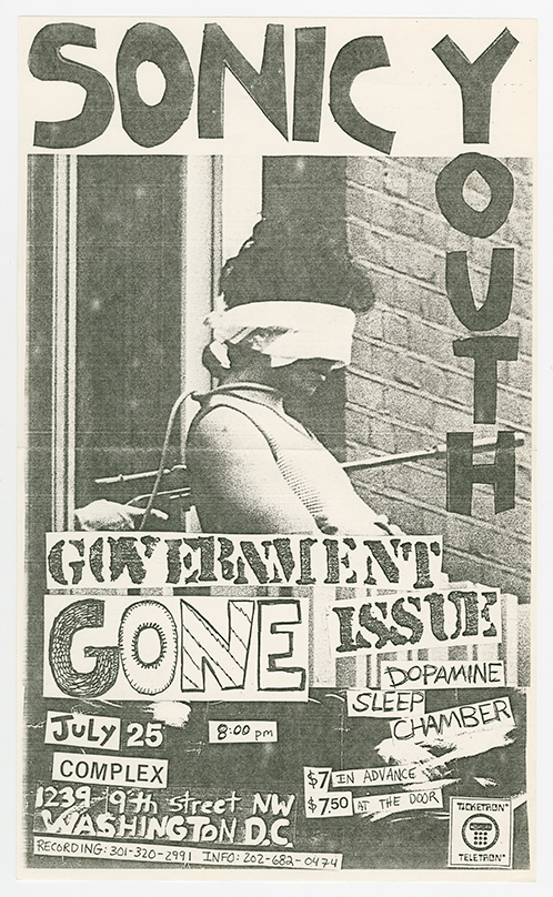 Sonic Youth Flier