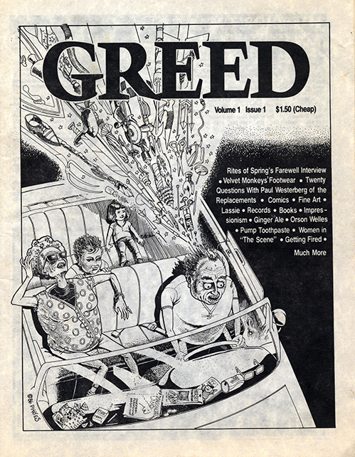 Greed, issue one