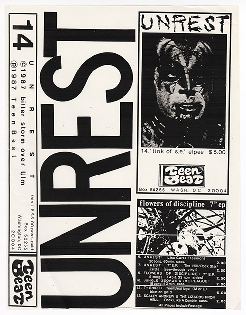 Unrest flier