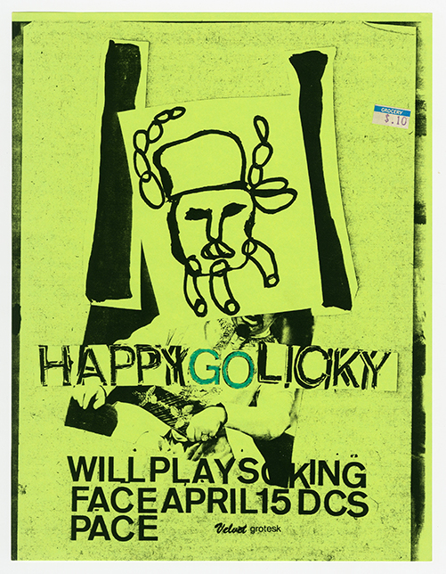 Happy Go Licky and King Face Flier
