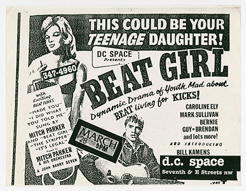 Beat Girl film screening Flier