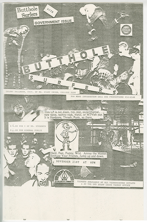 Butthole Surfers Flier