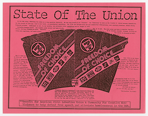 Positive Force DC/State of the Union compilation flier
