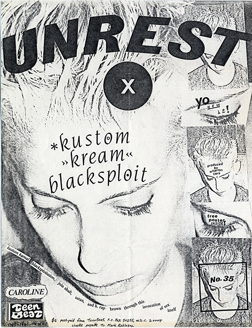 Unrest promotional flier
