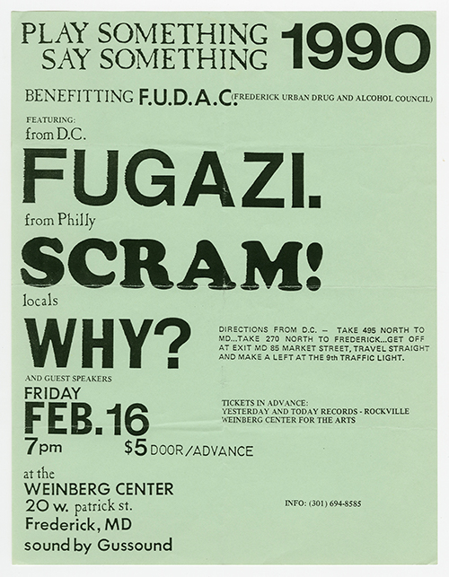 Fugazi Flier