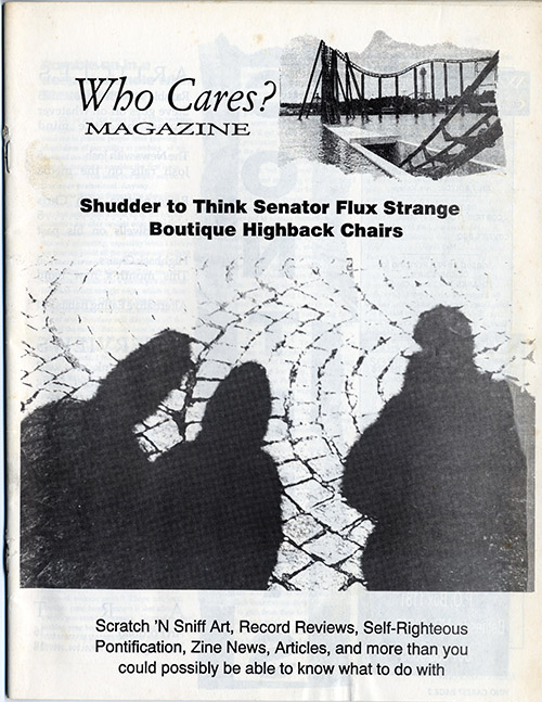 Black and white cover page with a picture of three shadows on the ground.