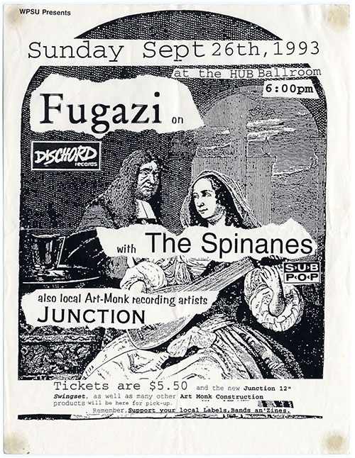 Fugazi September 1993 Flier 1