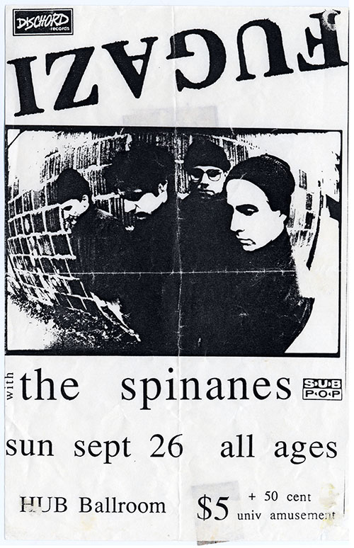 Fugazi September 1993 Flier 2