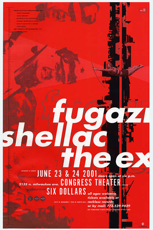 Fugazi, Congress Theater poster